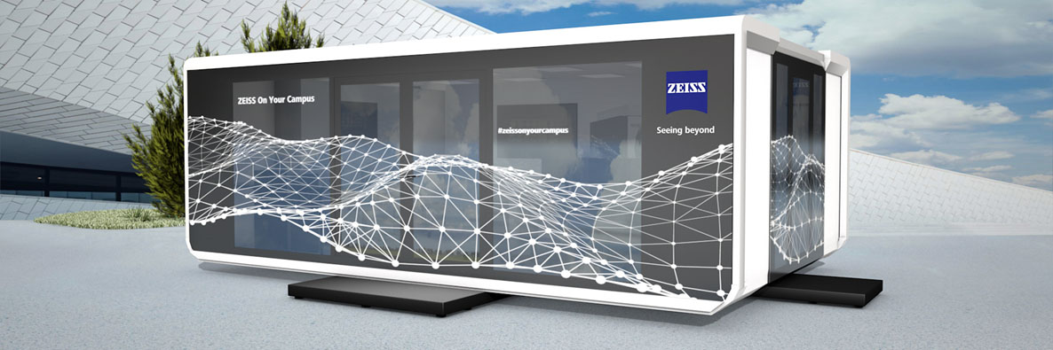 visualization of the ZEISS on your campus truck (rendering).